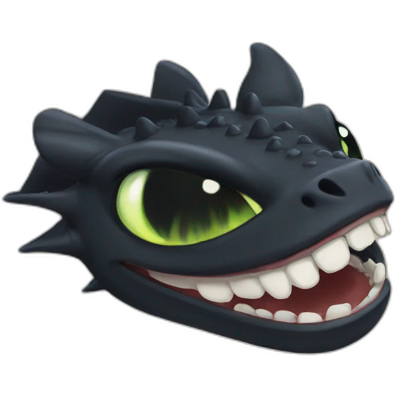 Toothless emoji