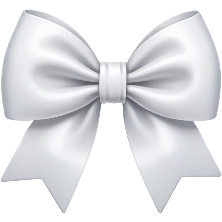 White bow emoji