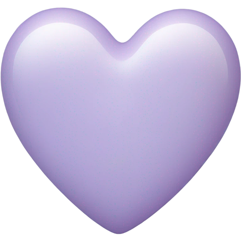 Lilac heart emoji