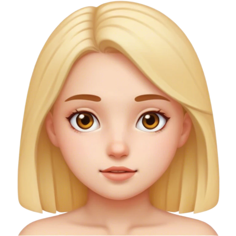 realistic girl indoors portrait emoji