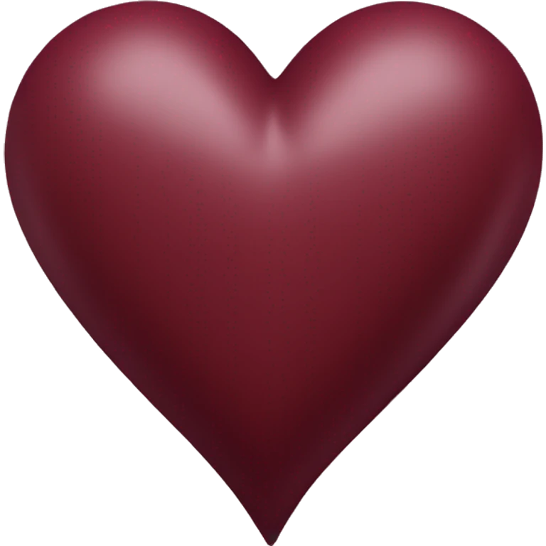 Maroon heart emoji