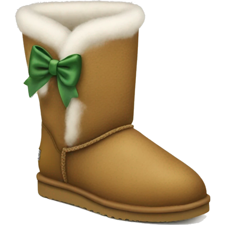 Uggs with bow emoji