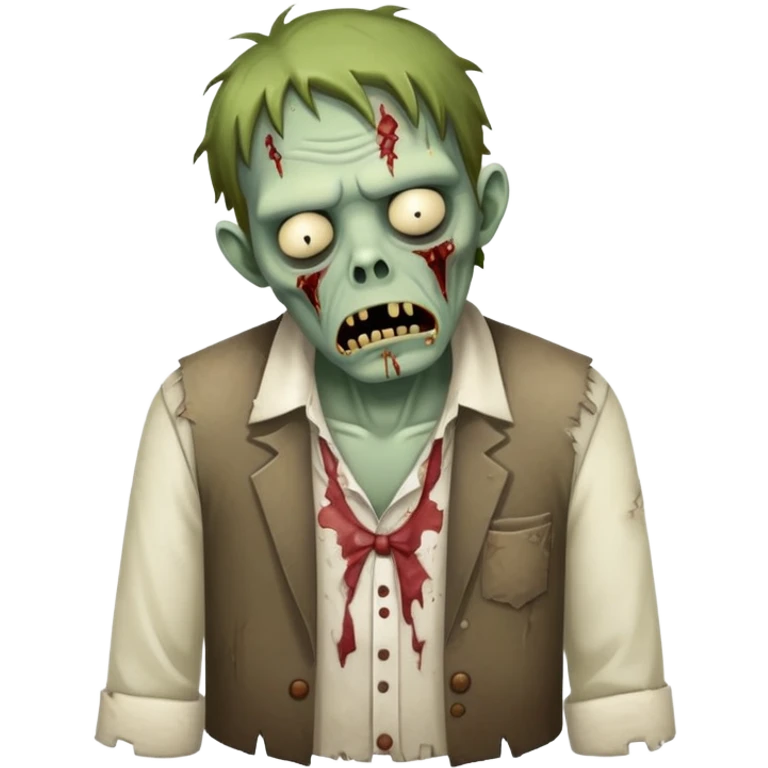 sleepy zombie clerk emoji