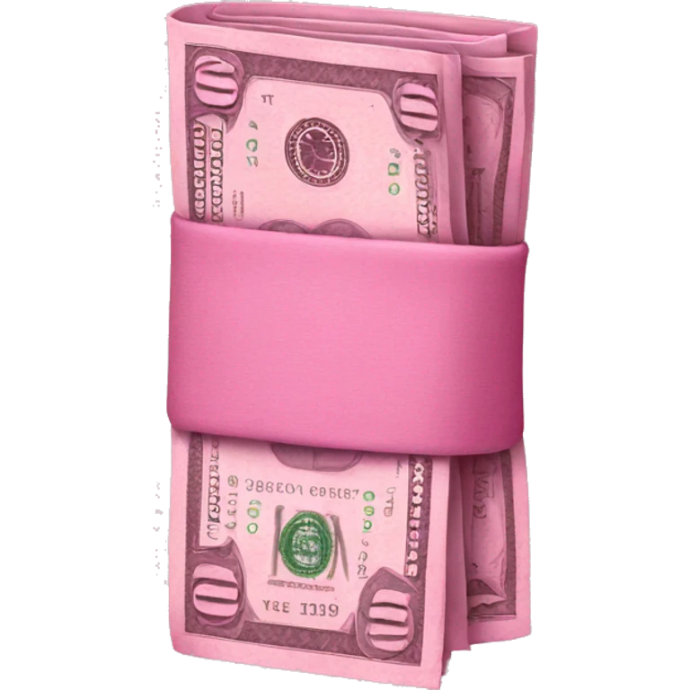 Pink money emoji