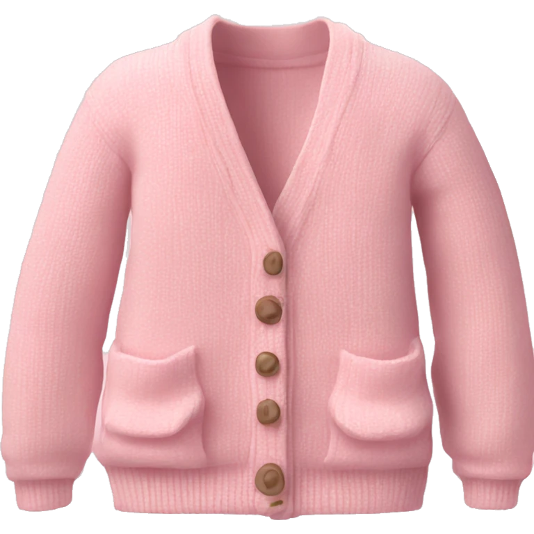 baby pink cardigan emoji