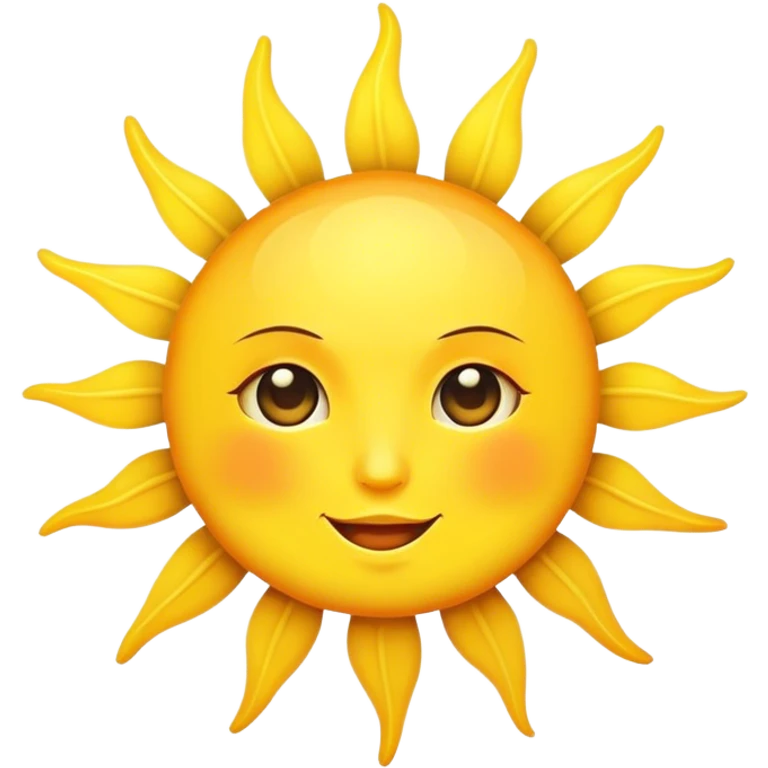 Sun emoji