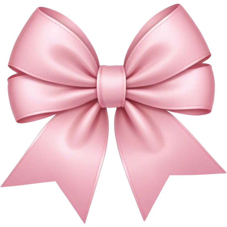 light pink ribbon bow emoji
