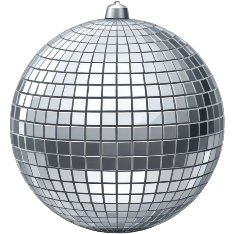Silver disco ball emoji