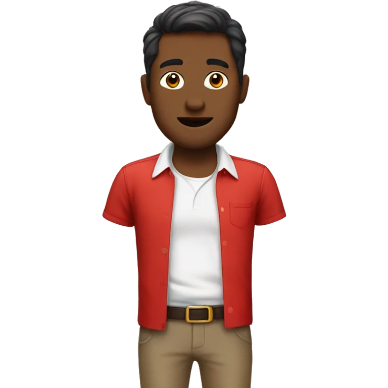 red shirt emoji