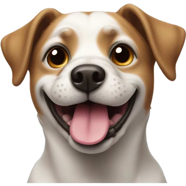 Dog with tongue out emoji