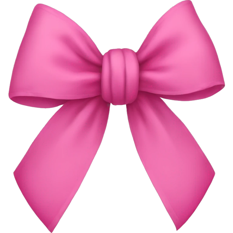 One singular pink bow emoji