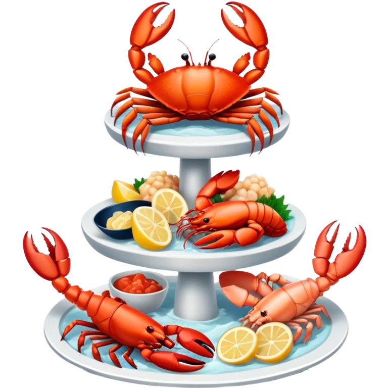 seafood tower emoji