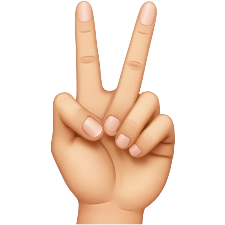 Middle finger emoji