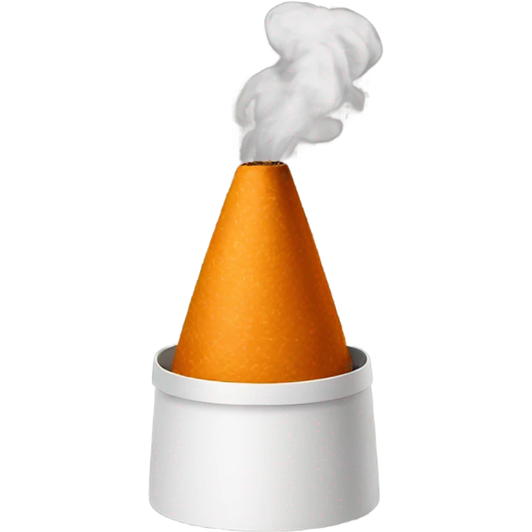 smoking cone shaped cigarette emoji | AI Emoji Generator