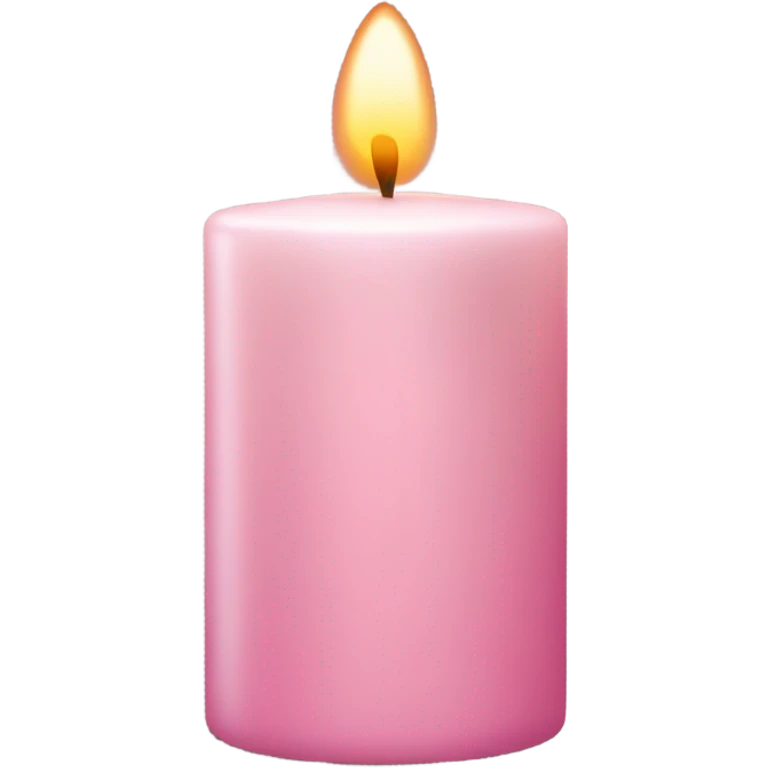 light pink candle emoji