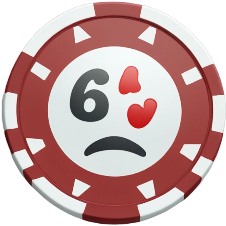 poker chip emoji