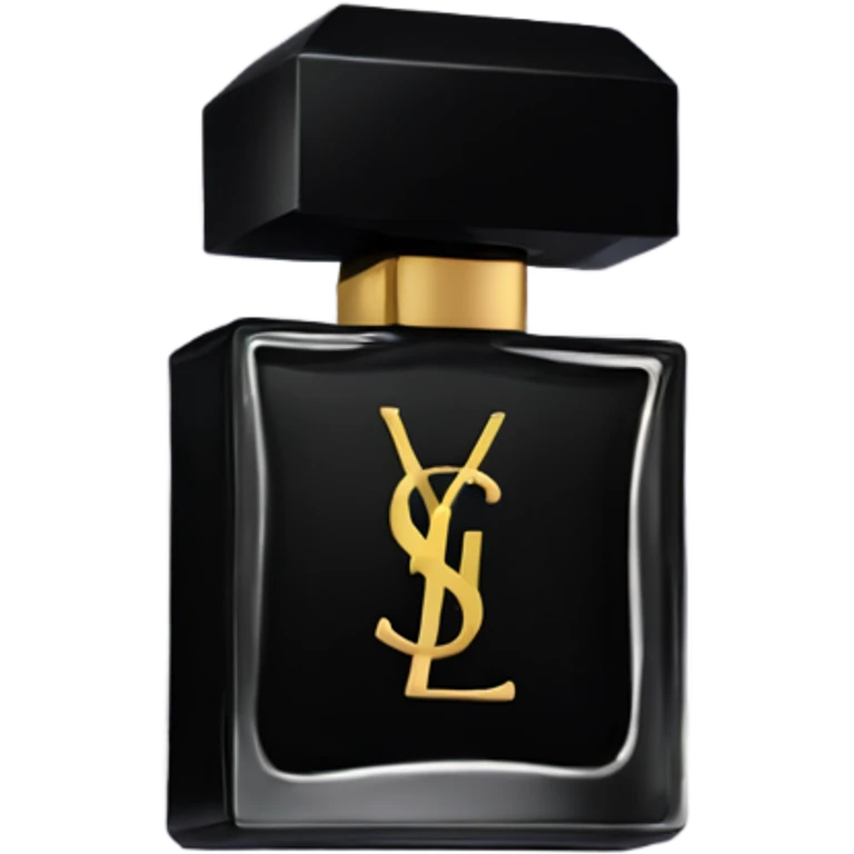 black ysl perfume emoji