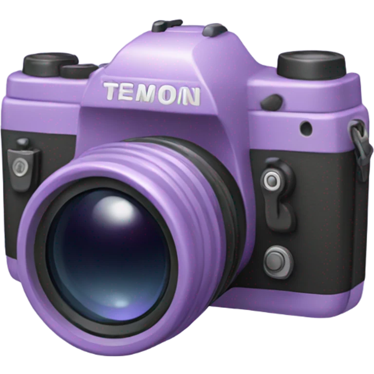 light purple camera emoji