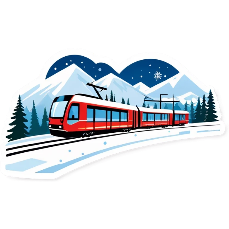 Rennstrecke mit Schnee in Winter emoji