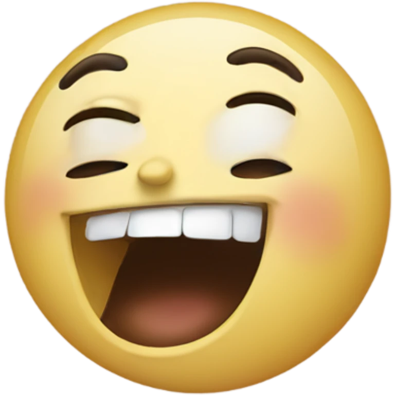 Person laughing and crying  emoji