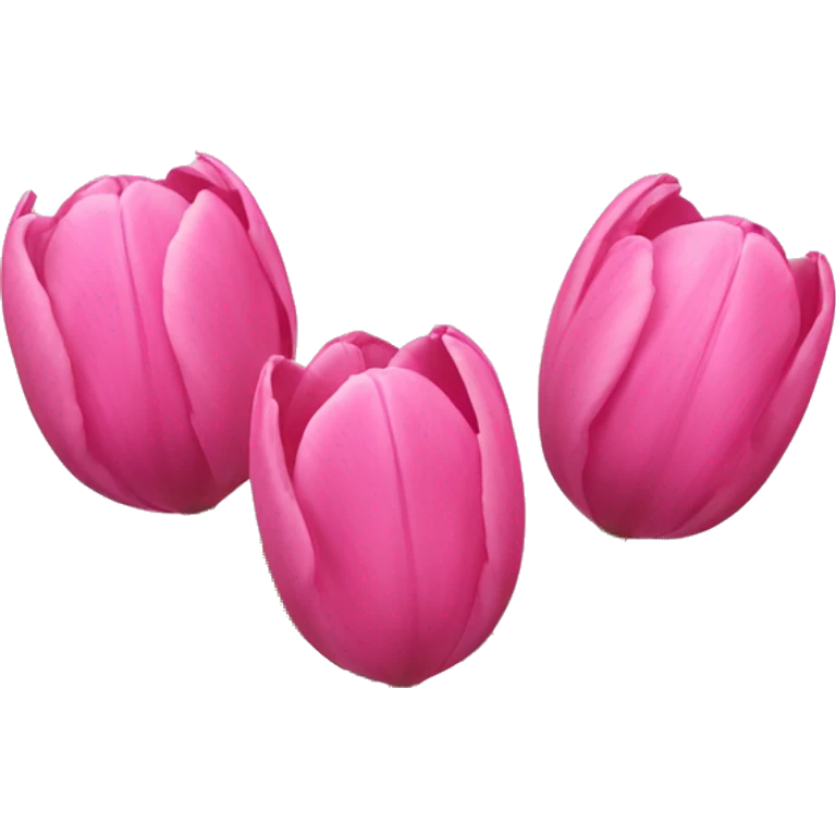Pink tulips  emoji