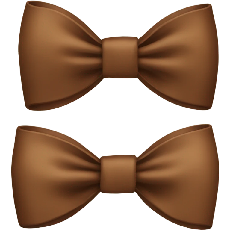 Brown bow emoji