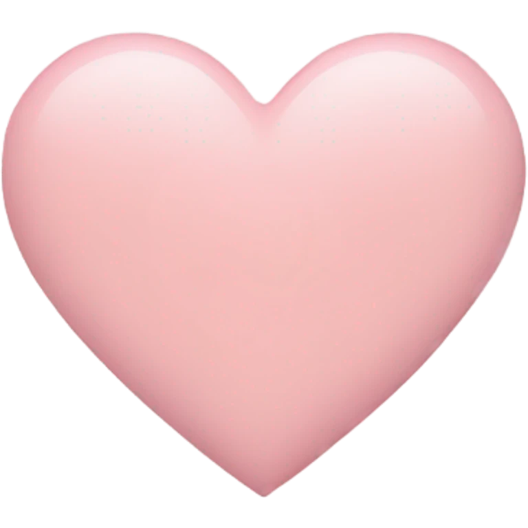Pastel pink heart emoji