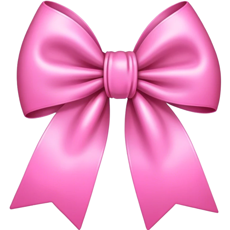 Pink bow emoji
