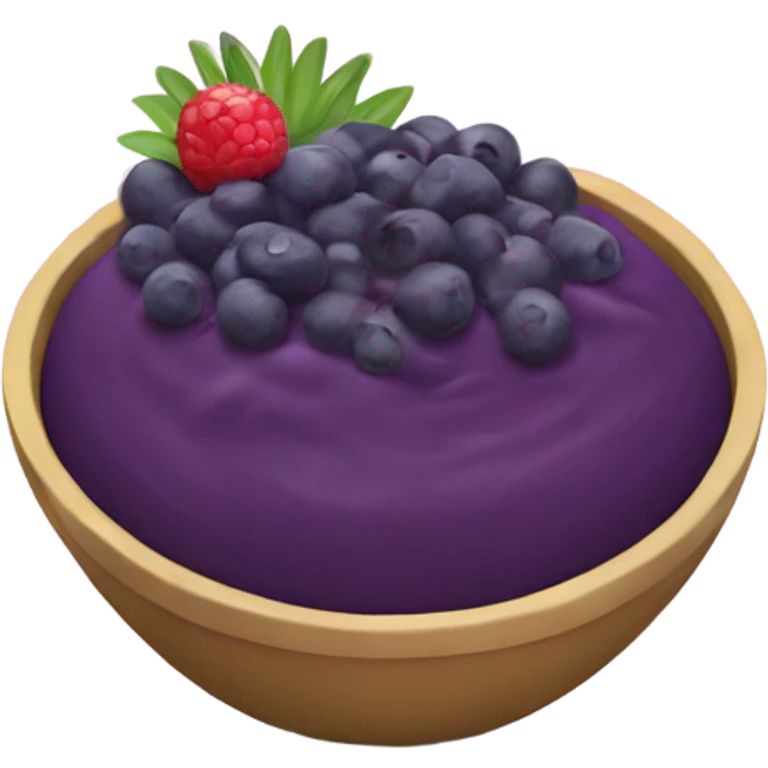Acai bowl emoji
