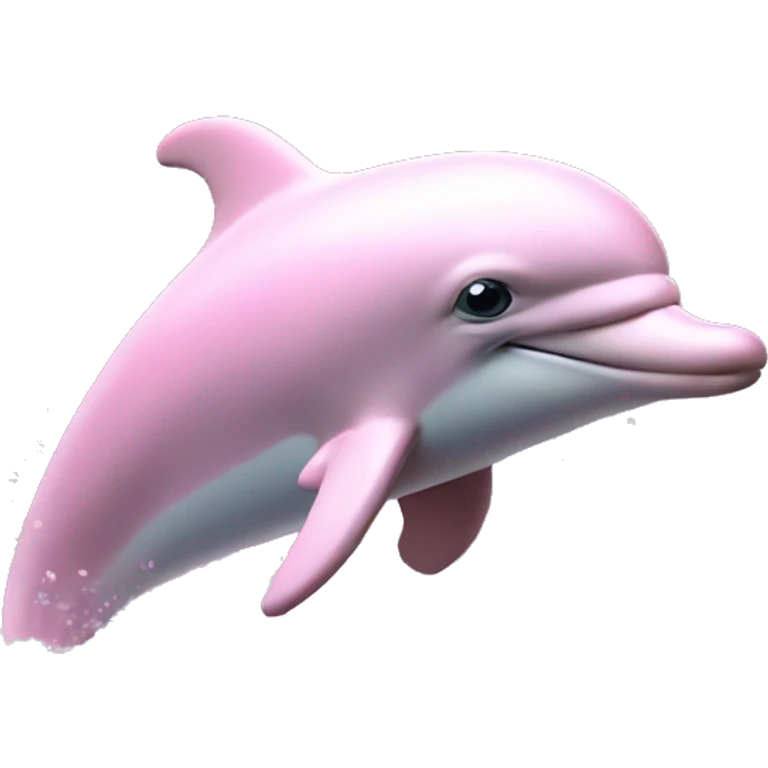 Pastel-pink-colors-dolphin emoji