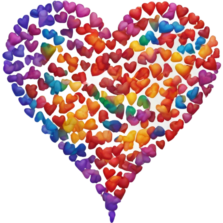 Rainbow heart emoji