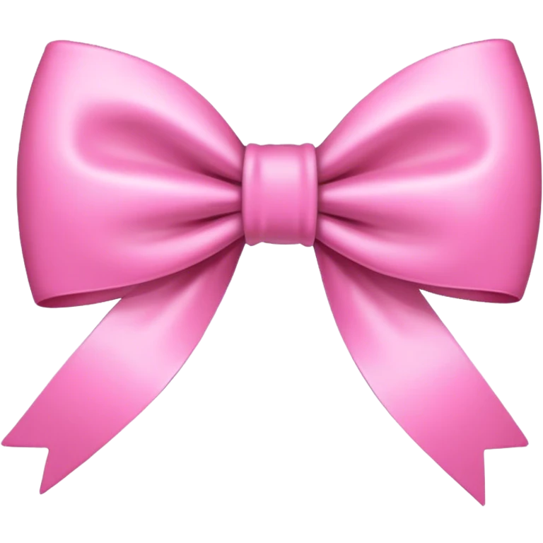 Pink bow emoji
