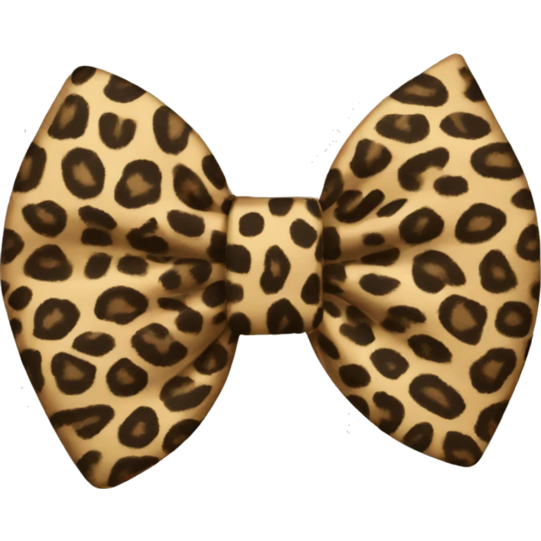 leopard bow emoji