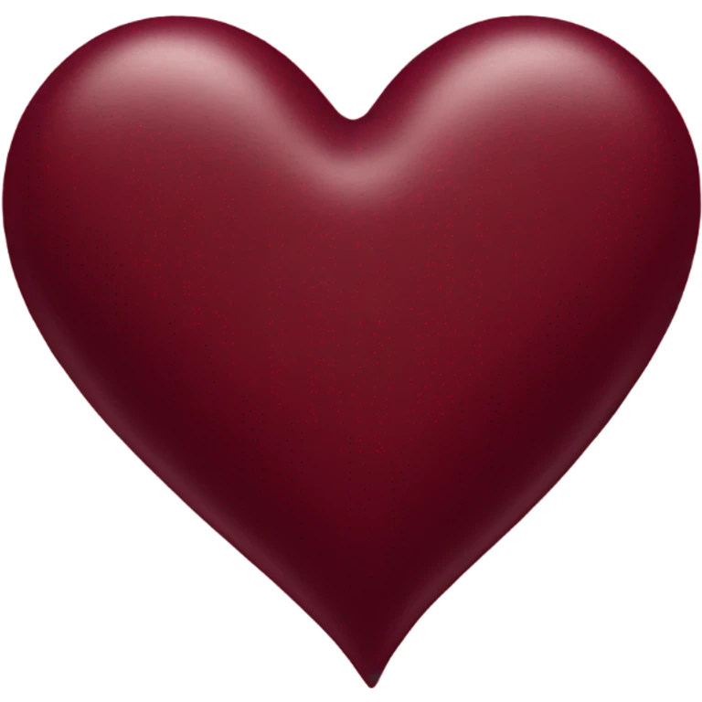Maroon heart emoji
