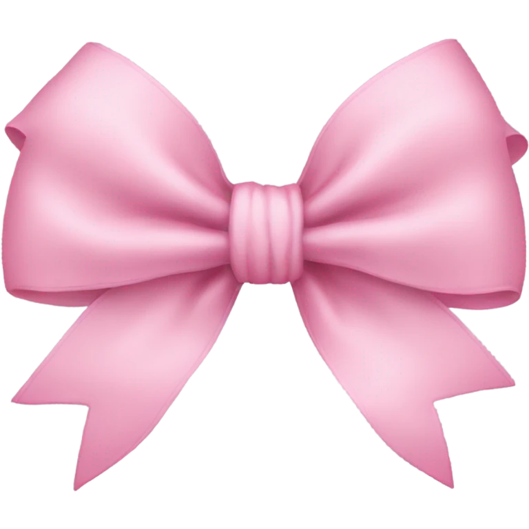 Baby pink bow emoji