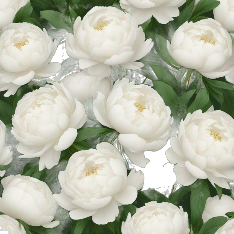 bouquet of white peonies bouquet of white peonies emoji