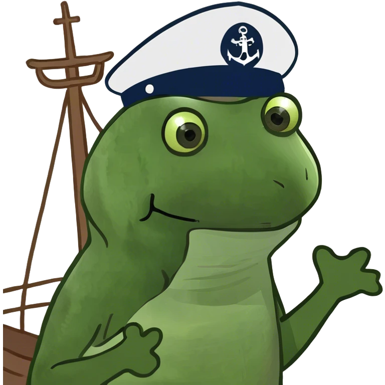 bufo on a ship emoji