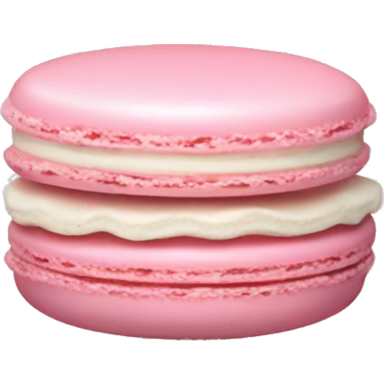 Light pink macaron emoji