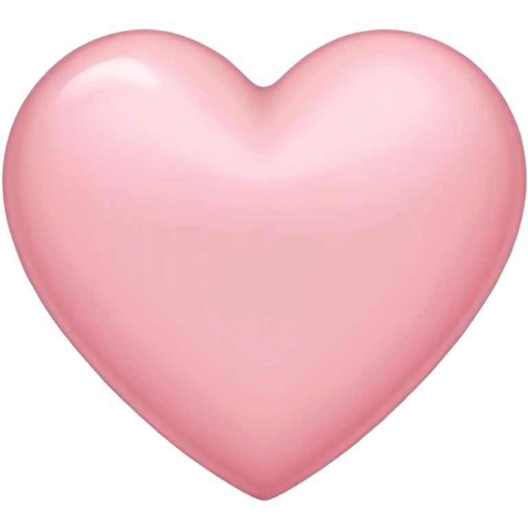 Light pink heart emoji