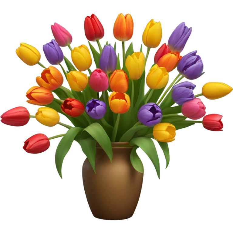 A bouquet of tulips ￼ emoji