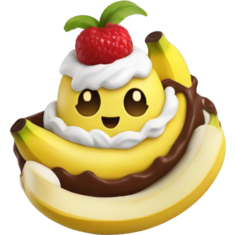 Banana split emoji