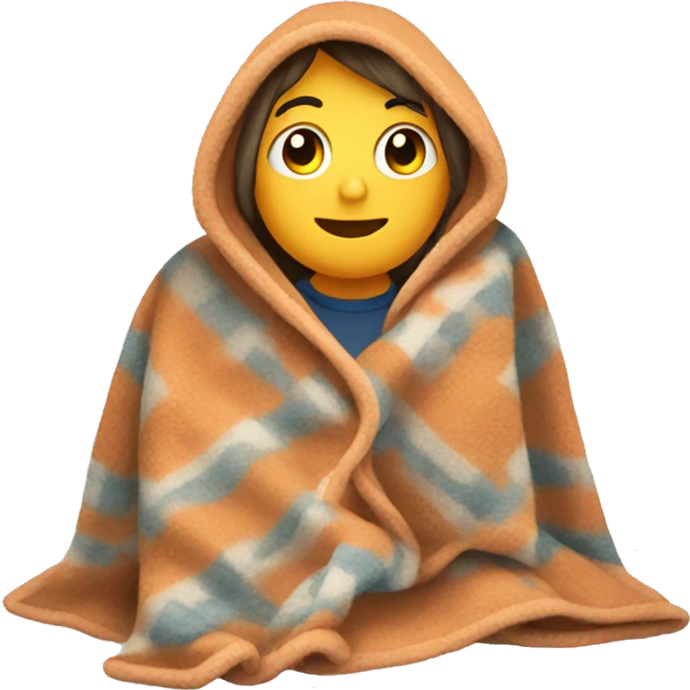 Cozy blanket emoji