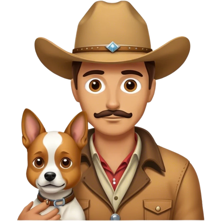 Dog dog dog dog cowboy emoji