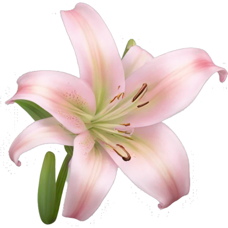 light pink lilium emoji