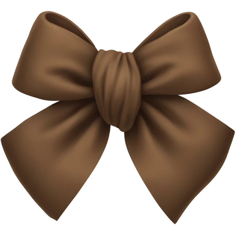 Brown bow emoji