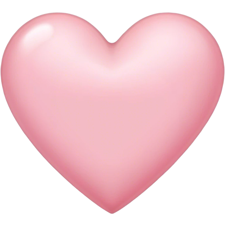 Light pink heart emoji