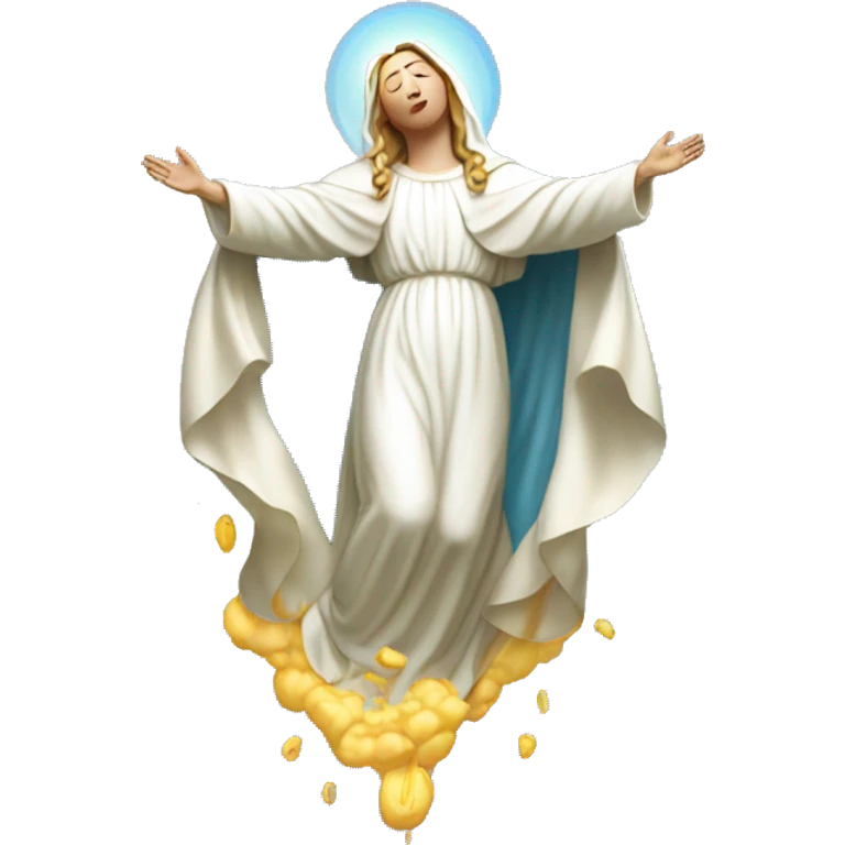 holy mary falling emoji