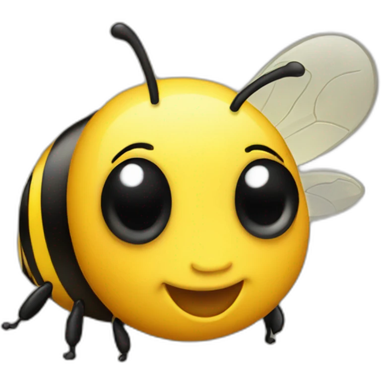 Cute little bee emoji | AI Emoji Generator