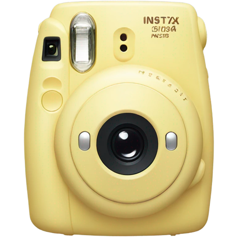 light yellow instax mini emoji