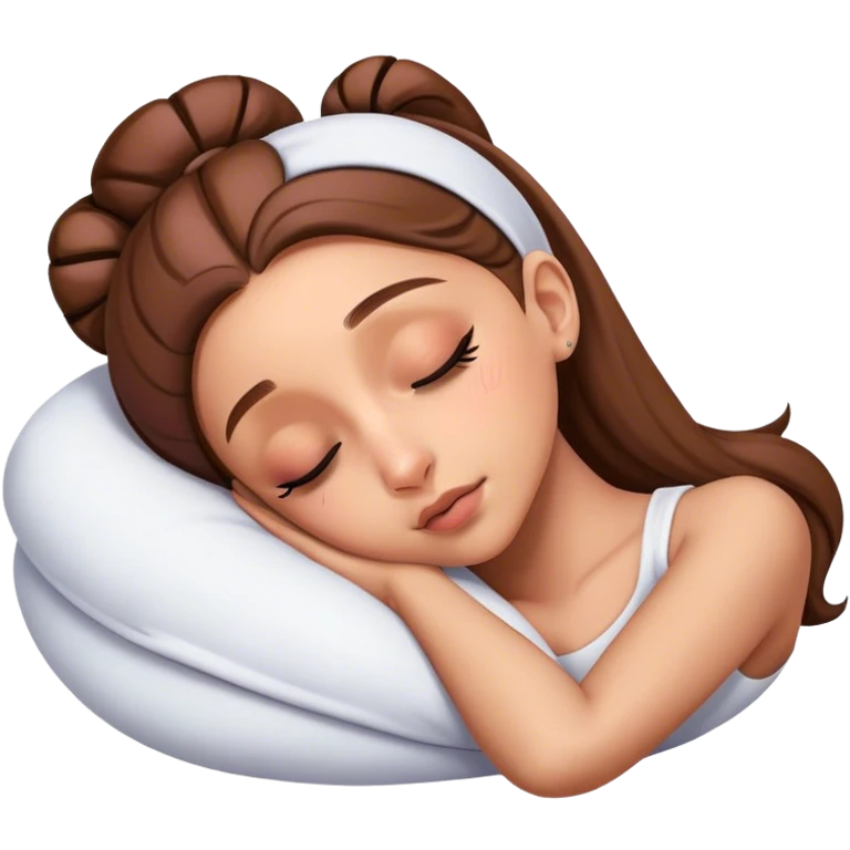 Ariana Grande sleeping emoji